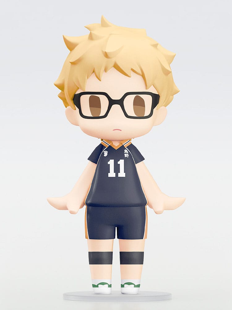 Haikyu Kei Tsukishima Hello! Good Smile Figure 10cm
