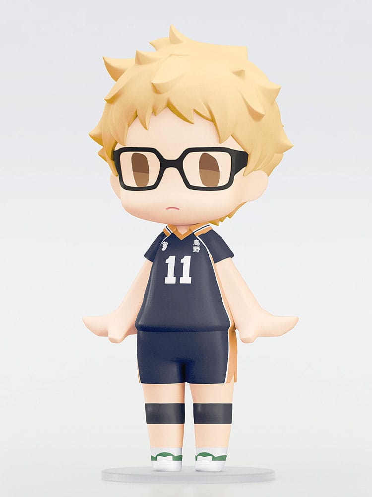 Haikyu Kei Tsukishima Hello! Good Smile Figure 10cm